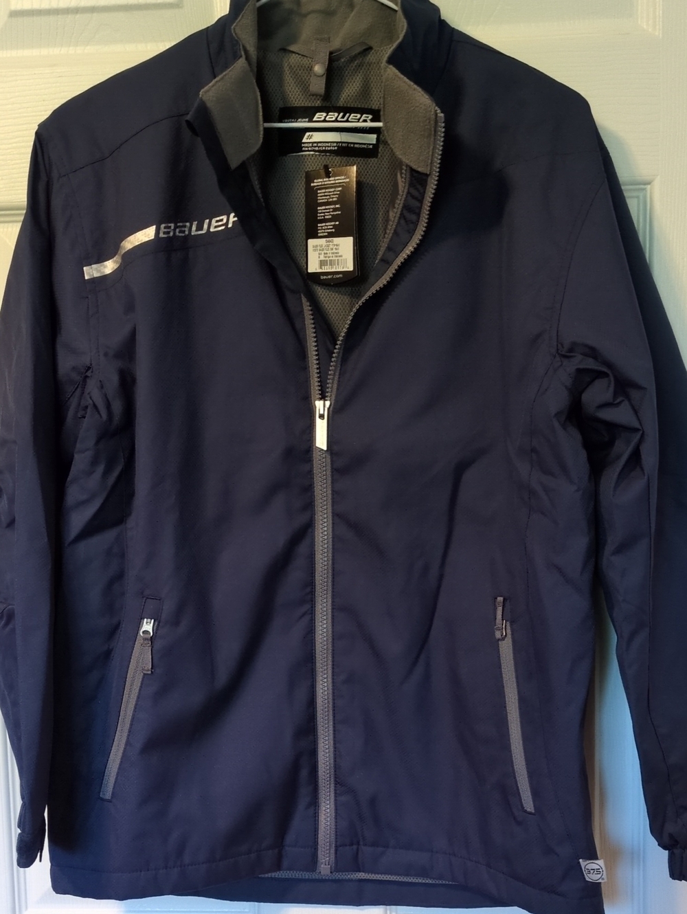 Bauer Navy Blue Softshell Performance Jacket
